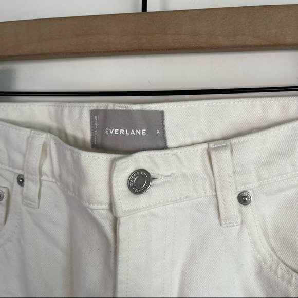 Everlane white denim mini skirt size 32 - Picture 3 of 5